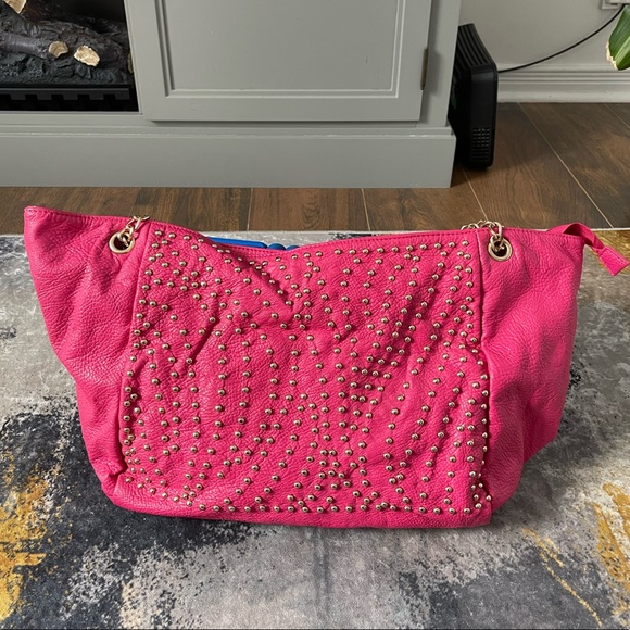 Pink and golden details tote bag 💖 - Picture 9 of 16